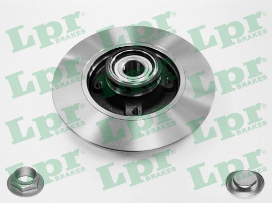 LPR C1013PCA - Тормозной диск LPR HUB BRAKE DISC LINE