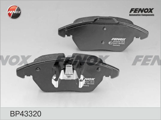FENOX BP43320 - Тормозные колодки 