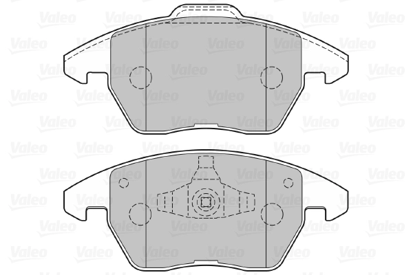VALEO 301715 - Комплект тормозных колодок, дисковый тормоз FIRST