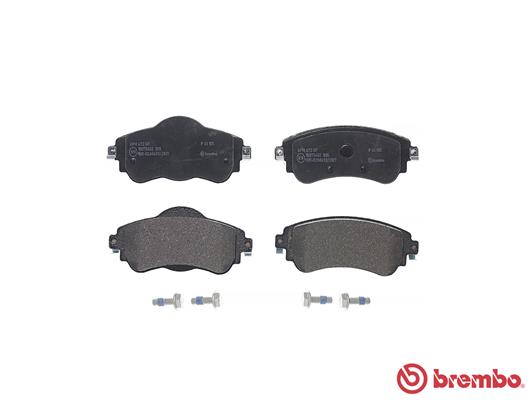 BREMBO P 61 105 - Комплект тормозных колодок, дисковый тормоз PRIME LINE