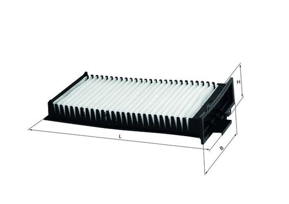 MAHLE LA 127 - Салонный фильтр