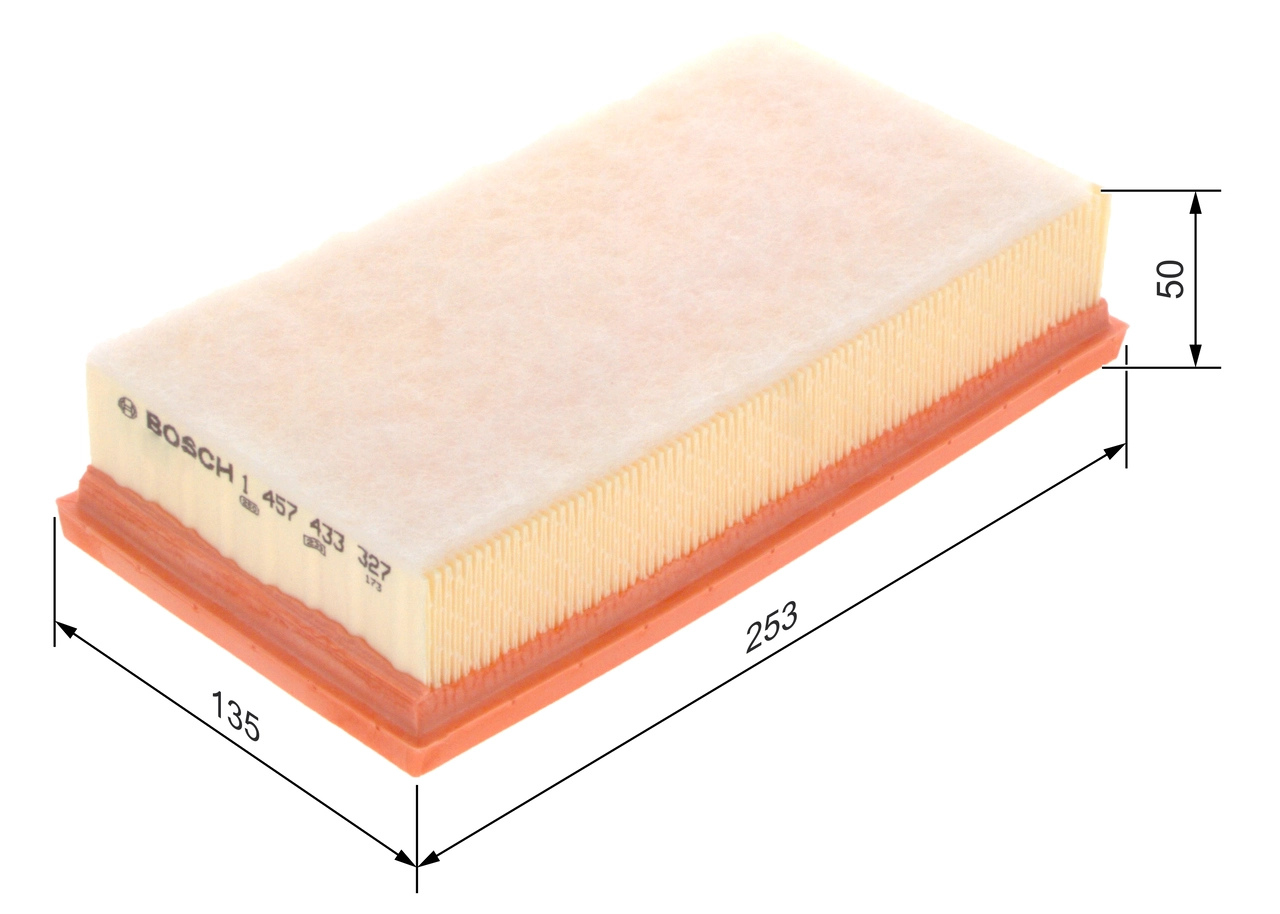 BOSCH 1 457 433 327 - Воздушный фильтр