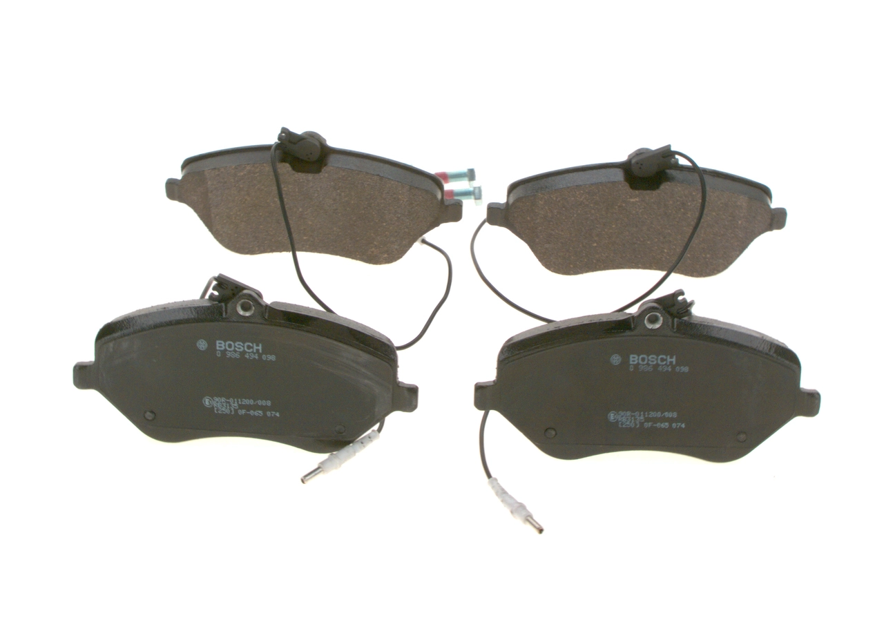 BOSCH 0 986 494 098 - Тормозные колодки 