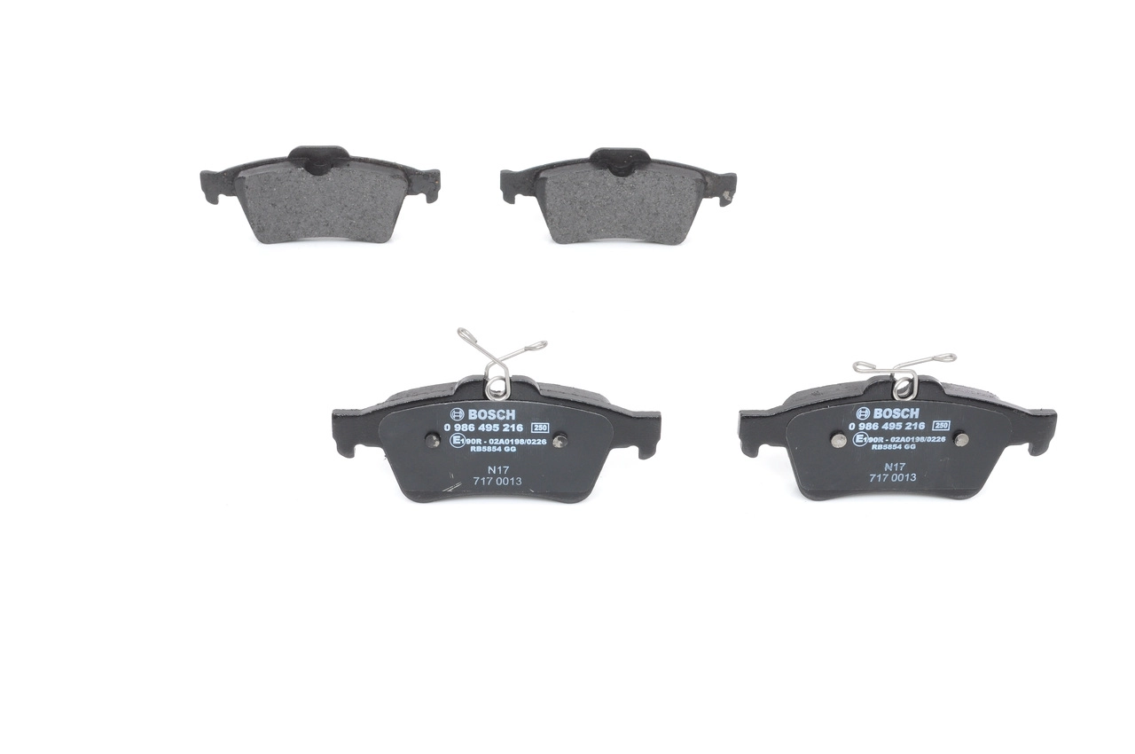 BOSCH 0 986 495 216 - Тормозные колодки 