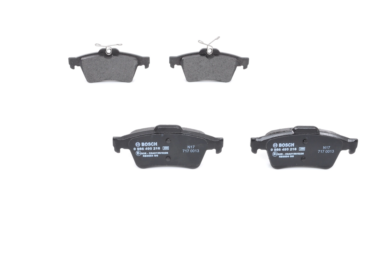 BOSCH 0 986 495 216 - Тормозные колодки 