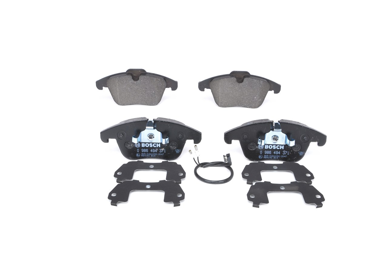 BOSCH 0 986 494 371 - Тормозные колодки 