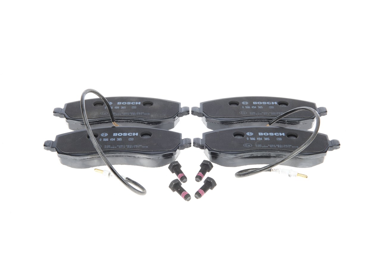 BOSCH 0 986 494 385 - Тормозные колодки 