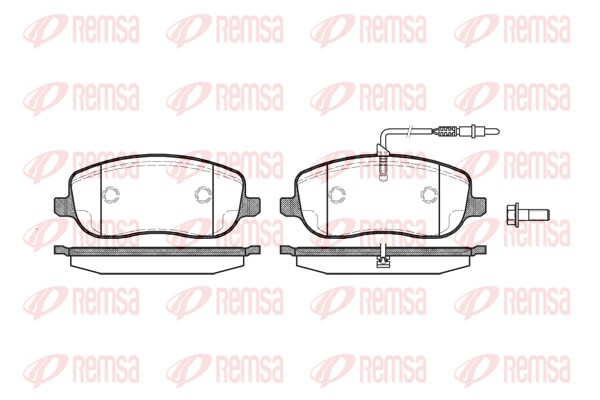 REMSA 0879.12 - Тормозные колодки 