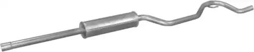 POLMOSTROW 17321 - Глушитель средн часть OPEL: VECTRA C 2.2 16V 02-04