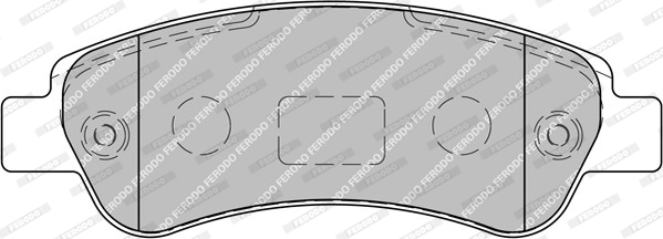 FERODO FVR1927 - Комплект тормозных колодок, дисковый тормоз PREMIER ECO FRICTION