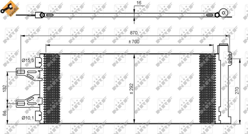 NRF 35894 - Радиатор кондиционера