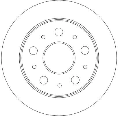 TRW DF4245 - Тормозные диски