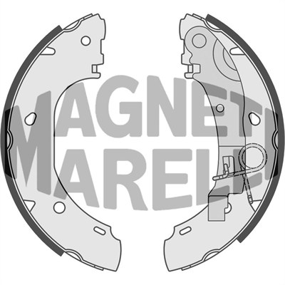 MAGNETI MARELLI 360219192178 - Колодки барабанные