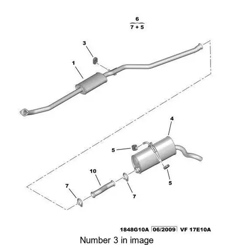 PSA 175558 - 175558 CITROEN/PEUGEOT ОПОРА ВЫПУСКНОЙ СИСТЕМЫ