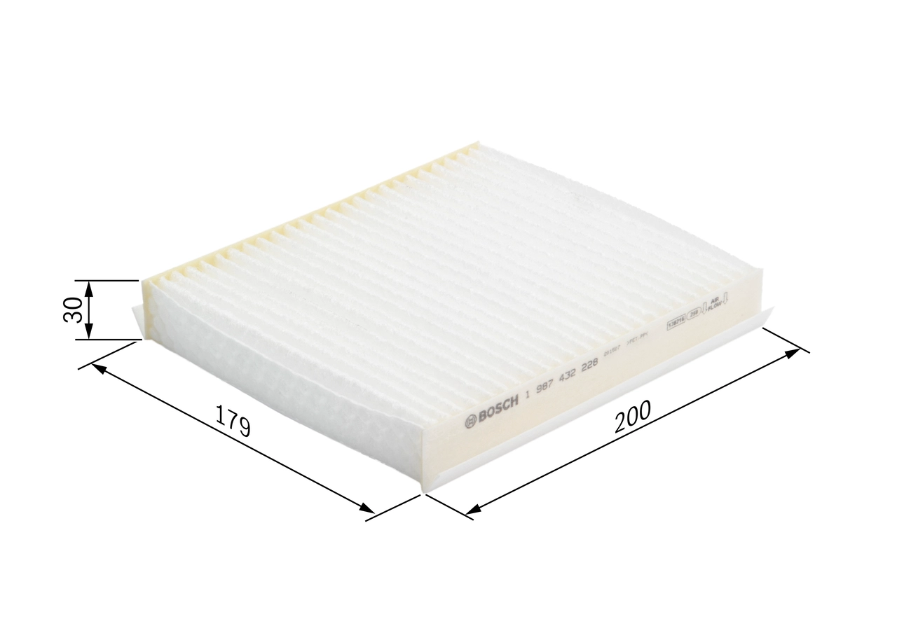 BOSCH 1 987 432 228 - Салонный фильтр