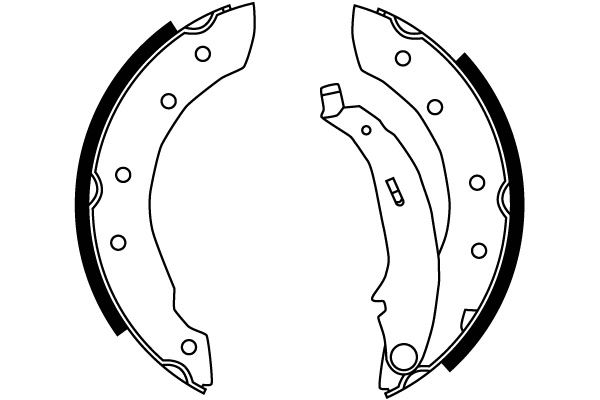 TRW GS8729 - Барабанные колодки