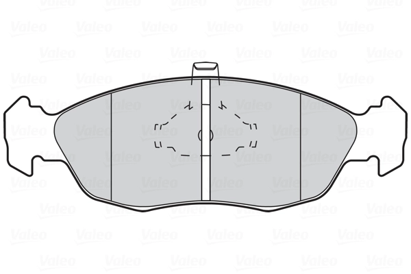 VALEO 301074 - Комплект тормозных колодок, дисковый тормоз FIRST