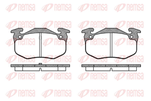 REMSA 0144.50 - Тормозные колодки 