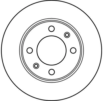 TRW DF2581 - Тормозные диски
