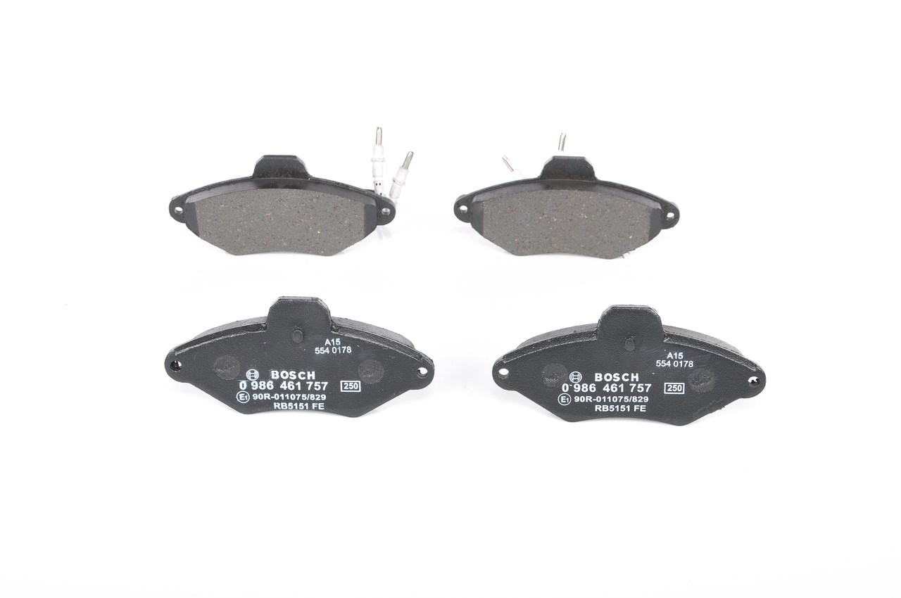 BOSCH 0 986 461 757 - Тормозные колодки 