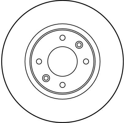 TRW DF2796 - Тормозные диски