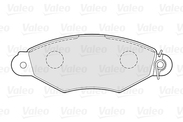 VALEO 301726 - Комплект тормозных колодок, дисковый тормоз FIRST