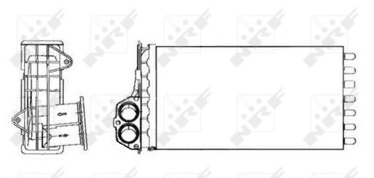 NRF 53634 - Радиатор печки