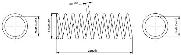 MONROE SP2324 - Пружины 