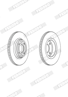 FERODO DDF1978 - Тормозной диск PREMIER