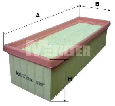 MFILTER K 7016 - Воздушный фильтр