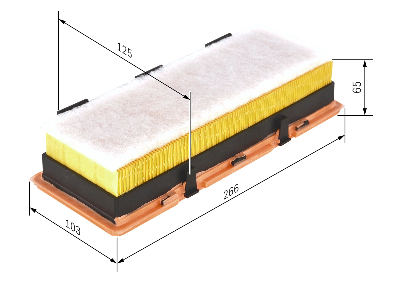 BOSCH 1 457 433 773 - Воздушный фильтр