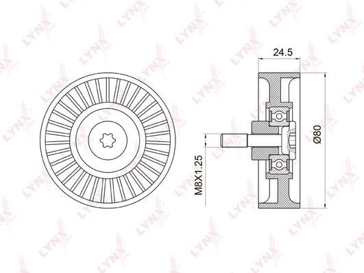 Натяжной ролик