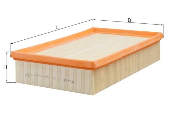 KNECHT LX 526 - Воздушный фильтр