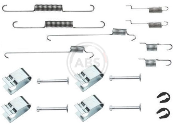Ремкомплект тормозных колодок ручника