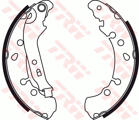 TRW GS8778 - Барабанные колодки