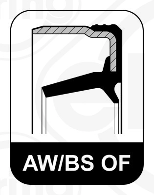 ELRING 742.960 - Сальник коленвала