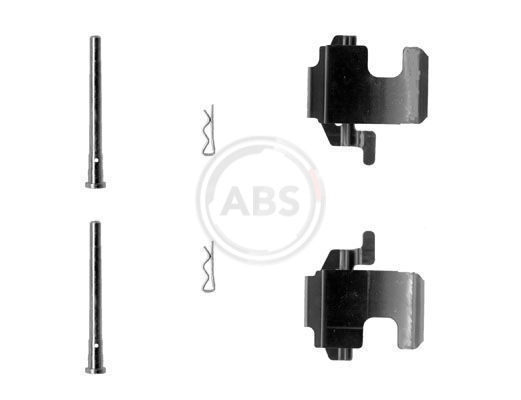 A.B.S. 1273Q - Ремкомплект тормозных колодок