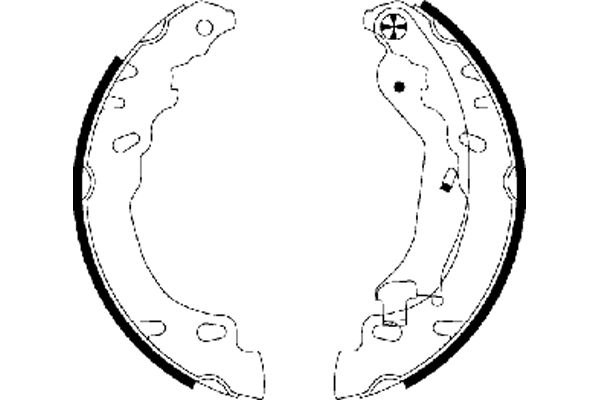 TEXTAR 91064600 - Барабанные колодки