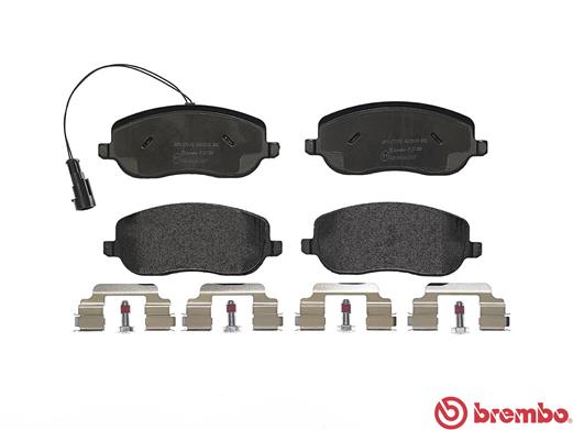 BREMBO P 23 100 - Комплект тормозных колодок, дисковый тормоз PRIME LINE