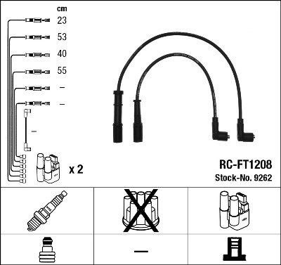 NGK 9262 - Высоковольтные провода