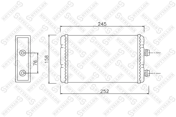 Радиатор печки