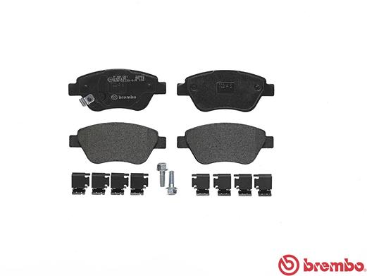BREMBO P 59 051 - Комплект тормозных колодок, дисковый тормоз PRIME LINE
