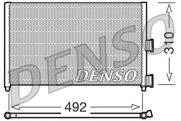 DENSO DCN09071 - Радиатор кондиционера