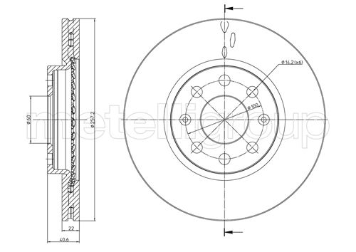 TRUSTING DF1081 - Тормозные диски