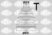 SASIC 1904021 - к-кт пыльника ШРУСа наружного