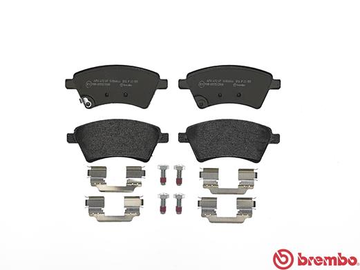 BREMBO P 23 105 - Комплект тормозных колодок, дисковый тормоз PRIME LINE