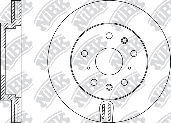 NIBK RN1320 - Тормозные диски