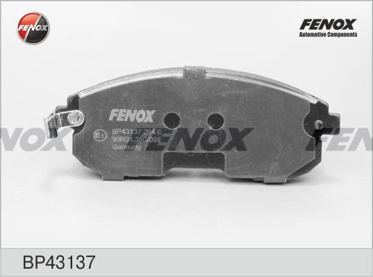 FENOX BP43137 - Тормозные колодки 