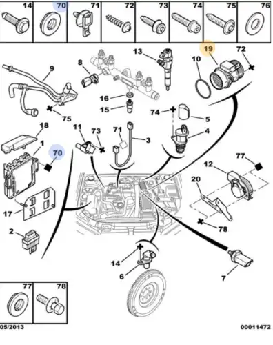PSA 19207s - измеритель массы воздуха