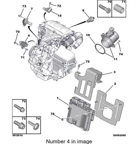PSA 1920qs - ДАТЧИК ПОЛОЖЕНИЯ КОЛЕНВАЛА